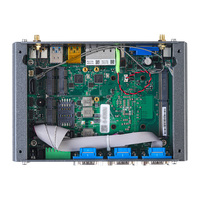 Mini PC Industrial Barebone al por Mayor de Fábrica, PC Industrial con Doble LAN, 6xCOM RS232/485/422, Sin Ventilador, Linux, Windows, Carcasa Industrial para PC