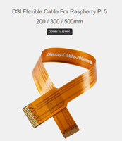 Kabel Fleksibel DSI FPC (B) untuk Raspberry Pi 5, Pilihan 22PIN ke 15PIN untuk 200 / 300 / 500mm Cocok untuk Layar DSI