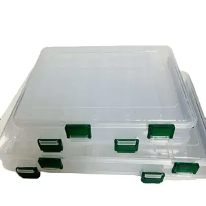 Nuovo design prezzo all'ingrosso impermeabile Double Sided Bait Lure Storage Boxes Lure Fishing Tackle Boxes