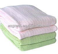 Chine usine meilleure vente 100% coton thermique hôpital drap de lit couvertures tissé portable portable maison hôtel voyage avion