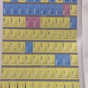 QCmedical frese diamantate di alta qualità per la dentaria in acciaio per trapano e accessori per strumenti dentali - Product Image 5