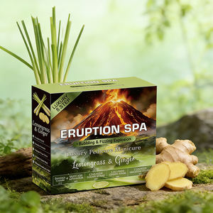 <span class=keywords><strong>Kit</strong></span> de Pédicure Spa Cristal Effervescent de Luxe en Gros – 5 Étapes : Gommage au Sucre au Collagène, Masque, Lotion – <span class=keywords><strong>Kit</strong></span> de Pédicure Effervescente Personnalisé - Product Image 2