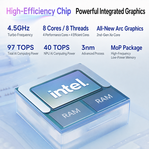 Mechrevo 14 Ultrabook Core Ultra 5 226V 16GB 1TB SSD 11 Pulgadas Alto Rendimiento Nuevo Portátil para Juegos - Listo para Usar DDR4 16GB Mini PC - Product Image 3