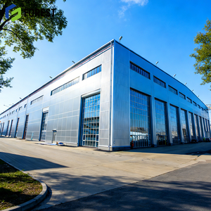 Almacén Logístico de Acero Prefabricado Confiable con Entrepiso de Oficinas Integrado, Fábrica con Certificación ISO9001 - Product Image 1