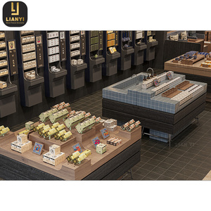 ร้านขายของที่ระลึกการออกแบบตกแต่งภายในแสดงไอเดียของขวัญผลิตภัณฑ์แสดงเฟอร์นิเจอร์ขาตั้งจอแสดงผลไม้สําหรับการขายปลีก - Product Image 2