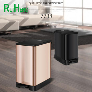 standing trash bin/ dustbin bags with low price cheap garbage bins/trash made in China metal press type garbage can