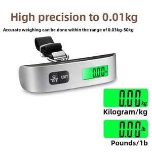 Balance portable robuste pour bagages domestiques, 50 kg, compacte, pour valises de voyage, <span class=keywords><strong>électronique</strong></span> - Product Image 3