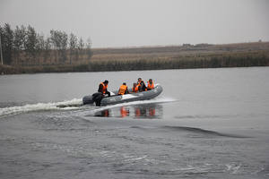 Bote inflable de 4,2 m, ZB-420 deportivo de suelo de aluminio con certificado CE - Product Image 5