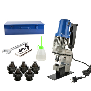 MHP-20 900 डब्ल्यू चैनल स्टील शॉर्ट-टाइप पोर्टेबल मैनुअल/इलेक्ट्रिक हाइड्रोलिक पंचिंग उपकरण, हाइड्रोलिक पंचिंग मशीन - Product Image 6