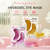 Masque pour les yeux au collagène pour cernes avec logo personnalisé de marque privée masque pour les yeux de voyage hydratant patch pour les yeux en or 24 carats