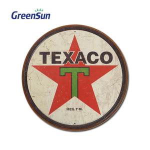 De alta calidad de Metal estaño Hulk signo de signo Tin para <span class=keywords><strong>Texaco</strong></span> - Product Image 1