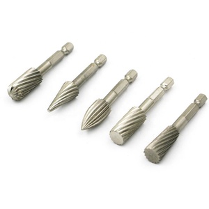 Precio Especial: Juego de 5 Fresas Rotatorias de Acero de Alta Velocidad para Trabajar la Madera, Cortador de Tallado, Cabezal de Pulido Rotatorio, Brocas - Product Image 2