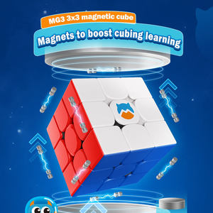 <span class=keywords><strong>Gan</strong></span> MG3 M Premium Fidget Toy Box <span class=keywords><strong>3x3</strong></span> Cubos mágicos magnéticos educativos Puzzle Juguetes para niños - Product Image 2