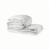Couette en duvet de canard blanc 10,5 Tog en tissu de coton, toutes saisons, fabrication OEM, vente en gros, taille personnalisée