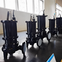 Pompe à eaux usées submersible WQ à commande automatique avec broyeur anti-colmatage 220V 380V haute pression pour sous-sol municipal OEM ODM