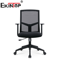 Chaise de bureau exécutive ergonomique en maille avec appui-tête réglable - Design moderne