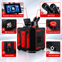 Machine de soudage laser pour bijoux 60W pour la réparation d'anneaux, de chaînes et de bracelets en or et en argent
