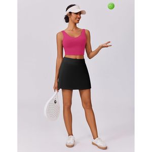 Sports <b>Bra</b> Women V Neck Padded <b>Longline</b> Workout Tank Top Stretch Fit Activewear - Product Image 4