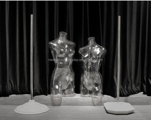 Venta al por mayor transparente traje <span class=keywords><strong>de</strong></span> baño femenino traje <span class=keywords><strong>de</strong></span> baño maniquí medio cuerpo ropa interior maniquíes tienda exhibición Lencería maniquí - Product Image 6