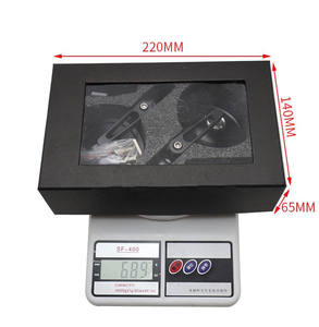 Pièces Détachées Accessoires Universel Moto Rétroviseur en Aluminium Poignée de Guidon Rétroviseurs Latéraux Ronds - Product Image 2