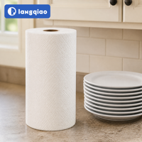 Essuie-tout de cuisine 2 plis TAD en pure pâte de bois, doux, très absorbant, confortable et chaleureux pour la maison et l'usage quotidien