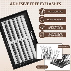 200D Cluster Eyelashes Segment <b>Lashes</b> Cluster Kit Eye <b>Lashes</b> Clusters Vendor - Product Image 3