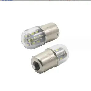 Ba15s ba15d bay15d base lampadina a led DC10-30V ambra bianco caldo bianco bianco led G18 lampadine auto luce indicatori di direzione moto