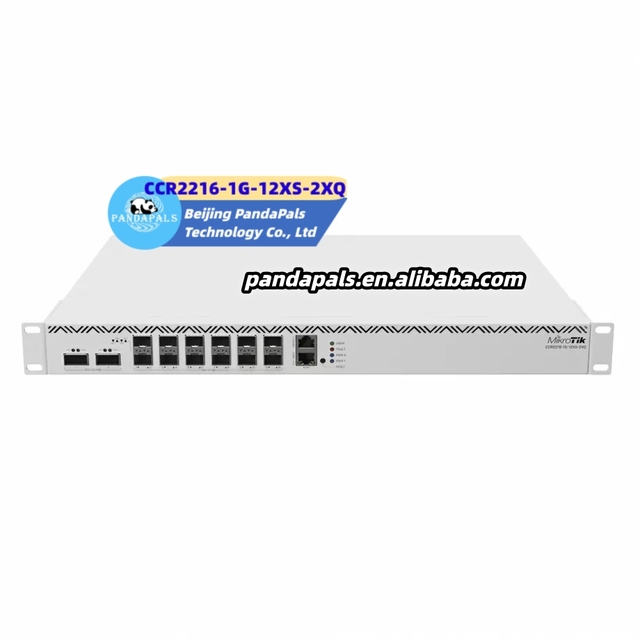 Original New Mikrotik CCR2216-1G-12XS-2XQ Gigabit Ethernet Cloud Core Router Ccr Routeur