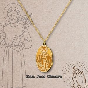 Cotigo Saint christopher สแตนเลสบริสุทธิ์จี้สร้อยคอคาทอลิกแฟชั่นเสน่ห์ - Product Image 2