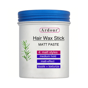 Cire coiffante pour hommes, non grasse, sans résidus, gel coiffant à l'huile d'argan marocaine, cire pour cheveux brillante - Product Image 4