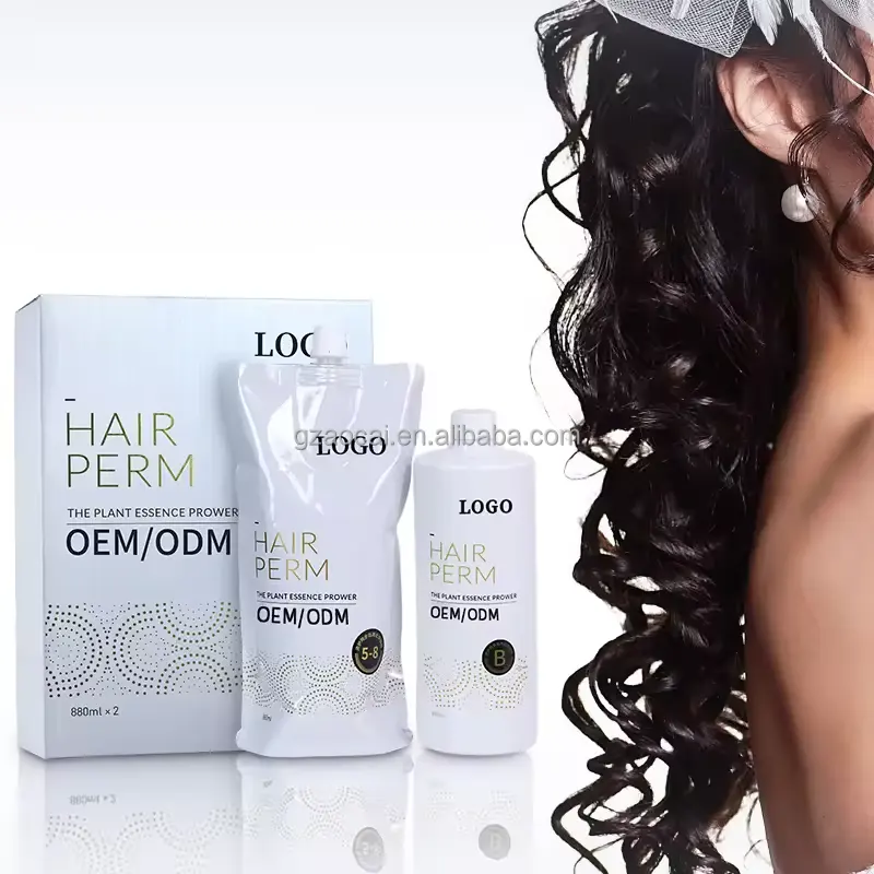 Salon professionelle leichte koreanische Cold Wave Haar-Dauerwelle natürliche Haar-Lotion lockiger Dauerwelle