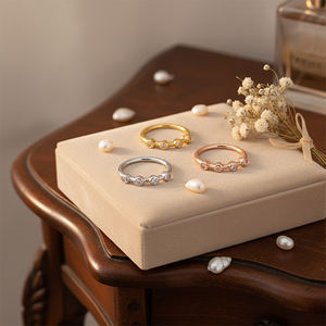 HENGSEN - Anillos de Nariz de Cobre Chapado en Oro con Incrustaciones de Flores y Circonitas Cúbicas para Mujer, <span class=keywords><strong>Piercing</strong></span> para la Nariz, Regalo para Fiestas - Product Image 5