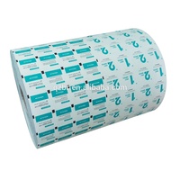 Rouleau de papier aluminium laminé personnalisable en gros, papier aluminium pour l'emballage des lingettes humides