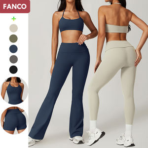 FANCO 2024 baju olahraga, pakaian olahraga Ropa Deportiva Gym, Bra olahraga, Set pakaian Gym kecepatan aktif untuk wanita - Product Image 1