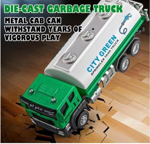 <span class=keywords><strong>Giocattolo</strong></span> per <span class=keywords><strong>camion</strong></span> della <span class=keywords><strong>spazzatura</strong></span> in lega pressofusa, Set di veicoli per <span class=keywords><strong>camion</strong></span> della <span class=keywords><strong>spazzatura</strong></span> in metallo per bambini, modellini in lega ad attrito per bambini - Product Image 6