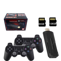 X2 Plus 64G 128G 64G GD10 Pro Console de Jeu 4K Lecteur 3D HD Rétro Manette Sans Fil TV 50 Émulateurs pour Cadeaux d'Enfants