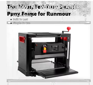 Raboteuse électrique industrielle multifonctionnelle de 13 pouces pour le travail du bois, petite, de bureau, 2000W, pour usage domestique - Product Image 6