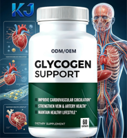 Cápsulas de Suplemento Dietético Desintoxicante con Soporte de Glicógeno OEM ODM, 60 Unidades |   Para el Cuidado de la Circulación Cardiovascular y el Bienestar de los Vasos Sanguíneos