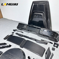 LANGyu Modifikasi Sistem Bodi Mobil G Class G-Wagon W465 hingga 2025 -bus BodyKit Serat Karbon Kering untuk Mercedes-Benz