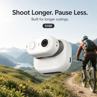 Cámara de Acción POV Portátil con Transmisión de Imagen para Ciclismo, Senderismo y Creación de Videos Cortos
