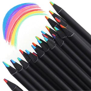 Crayons de couleur arc-en-ciel 7 couleurs pour livres de coloriage et dessin artistique - Product Image 1