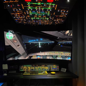 Simulador de Vuelo de Tamaño Completo con Panel Superior Compatible con <span class=keywords><strong>Flight</strong></span> <span class=keywords><strong>Simulator</strong></span> 2020/<span class=keywords><strong>2024</strong></span> y Módulo de Conducción X-Plane 12 - Product Image 3