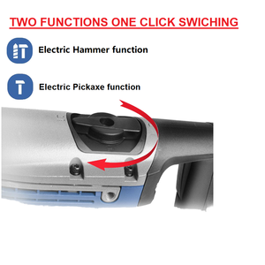 Dongcheng Industrial DIY Portable 220V 1100W Multi-Fungsi <span class=keywords><strong>Rotary</strong></span> Electric <span class=keywords><strong>Hammer</strong></span> Impact Drill Pickaxe Function 95.9ft-lb Max - Product Image 2