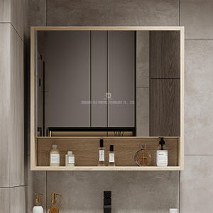 <span class=keywords><strong>Meuble</strong></span>-lavabo mural en contreplaqué étanche avec miroir et rangement intégré – Offre spéciale - Product Image 3