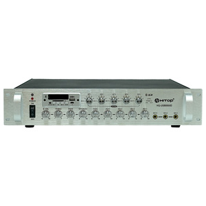 Profesional 500W para amplificador de potencia Bluetooth USB/SD/AUX FM <span class=keywords><strong>MP3</strong></span> entradas receptor mezclador de Metal para música de fondo de Conferencia - Product Image 6