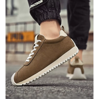 Chaussures pour hommes de style nouveau - Chaussures de sport décontractées rétro d'été, semelle épaisse, tige en toile tendance avec caoutchouc