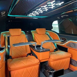 Sedile <span class=keywords><strong>Auto</strong></span> in Pelle Ecologica Premium per Mercedes Vito W447, Sedile VIP con Poggiapiedi e Ricarica Wireless - Product Image 1