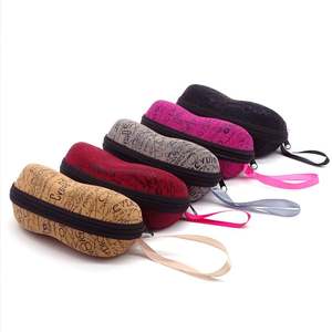 Étui de protection en EVA à fermeture éclair pour lunettes de soleil sport, en forme d'arachide, coloré, pour hommes et femmes, vente en gros - Product Image 1