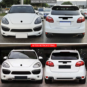 For Cayenne 2011-2014 GTS Style Body Kit Front Lip Rear Lip Door Panel Wheel Arch Bumper Modification Upgrade New - Product Image 6