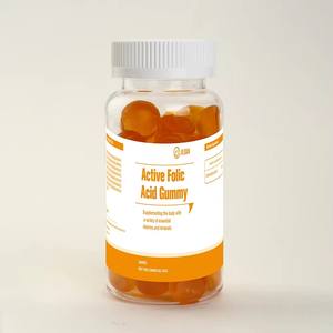 תוסף תזונה של ויטמיני גומי חומצה פולית ממותג פרטי של שירותי הבריאות למבוגרים - Product Image 1
